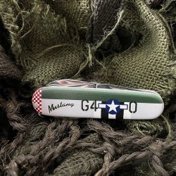 Lommekniv P-51 Mustang