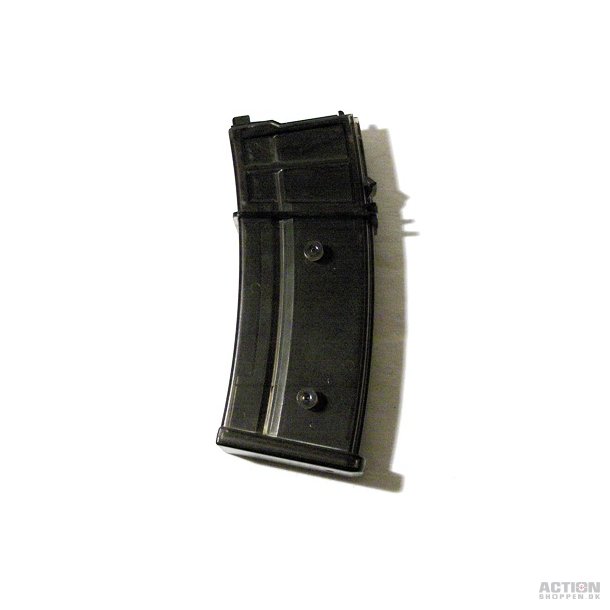 G39, GBB, Gas, Open bolt, Magasin.