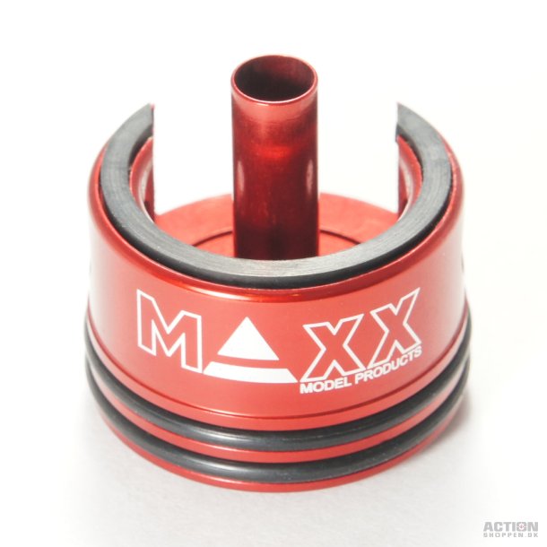 Maxx Model CNC Cylinder hoved med Dobbelt O-ring ver. 2, Alu