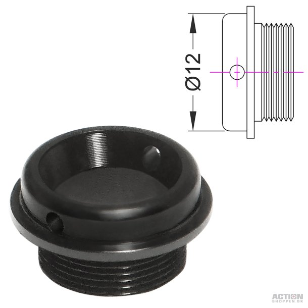 Maxx Model Hopup Chamber Inlet Adaptor (OD12mm)