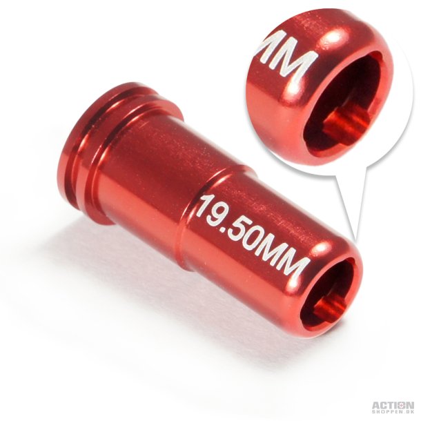 Maxx Model - CNC Aluminum Nozzle med Double O-Ring (19,50mm) til Airsoft AEG Series