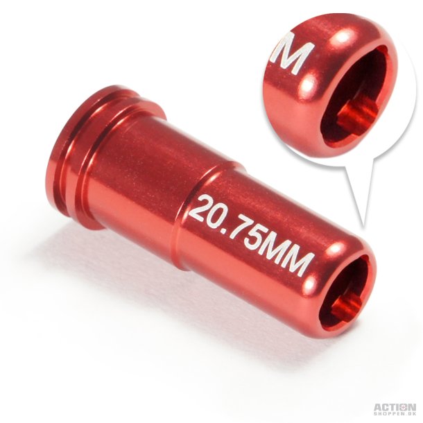 Maxx Model - CNC Aluminum Nozzle med Double O-Ring (20,75mm) til Airsoft AEG Series