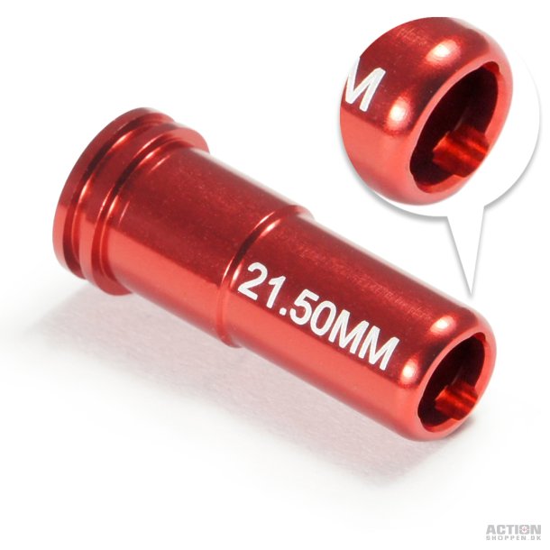 Maxx Model - CNC Aluminum Nozzle med Double O-Ring (21,50mm) til Airsoft AEG Series