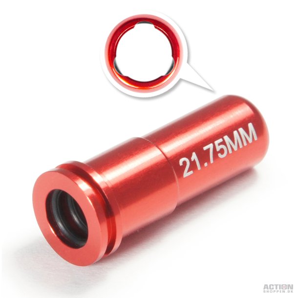 Maxx Model - CNC Aluminum Nozzle med Double O-Ring (21,75mm) til Airsoft AEG Series