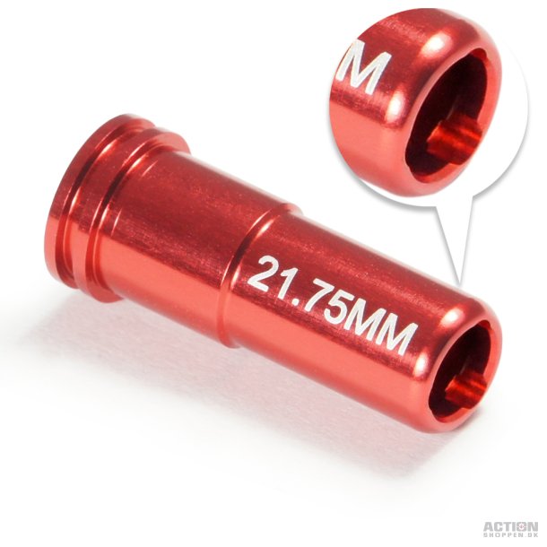 Maxx Model - CNC Aluminum Nozzle med Double O-Ring (21,75mm) til Airsoft AEG Series