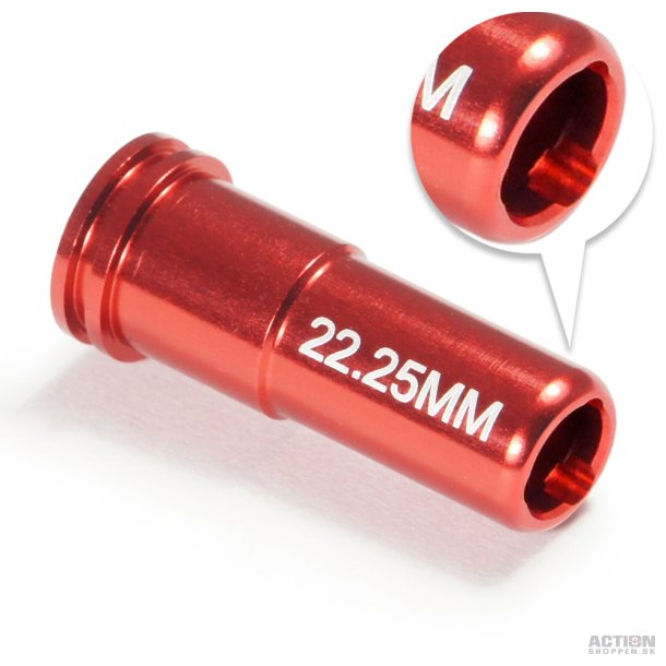 Maxx Model - CNC Aluminum Nozzle med Double O-Ring (22,25mm) til Airsoft AEG Series