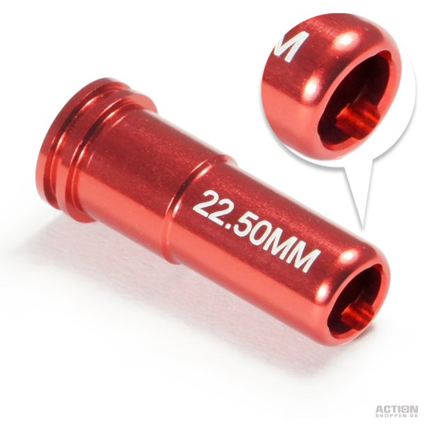 Maxx Model - CNC Aluminum Nozzle med Double O-Ring (22,50mm) til Airsoft AEG Series