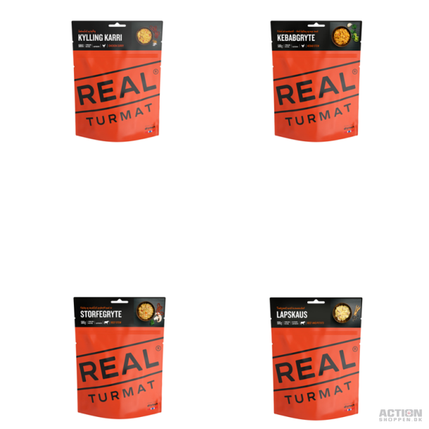 Ekstra Storpakke - Real Turmat Foodpack, 20 STK pakke.