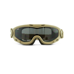 Wiley X - SPEAR DUAL LENS, Glas Gr/Klar/Lys Orange. / Stel Mat Sandfarve