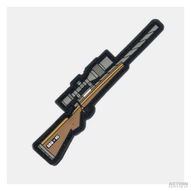 Patch - 3D PVC Gun SSG-10 Novritsch, Brun