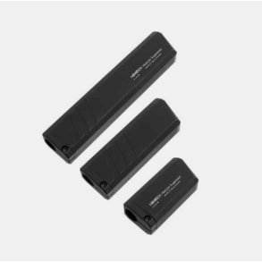 Novritsch SSX23/MK23 Modular Suppressor  V2 i metal, Sort.