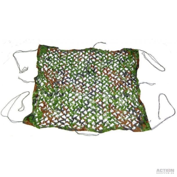 Camouflage net, Woodland, 1,2 x 1,0m, med snore