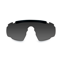 Wiley X - SABER ADVANCED, Glas Gr/Klar. / Stel Mat Sort