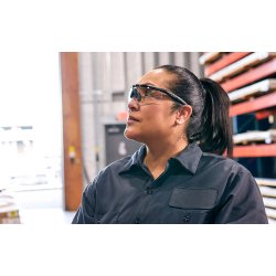 Wiley X - SABER ADVANCED, Glas Gr/Klar. / Stel Mat Sort