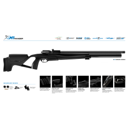 Stoeger - XM1 Ranger Combo Carbon PCP Luftgevr 4,5mm (Cal.177)