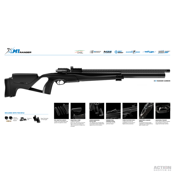 Stoeger - XM1 Ranger Combo Carbon PCP Luftgevr 4,5mm (Cal.177)