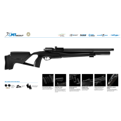 Stoeger - XM1 Scout Combo Carbon PCP Luftgevr 4,5mm (Cal.177)