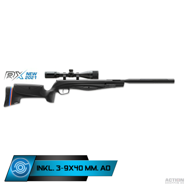 Stoeger RX20 TAC Suppressor m/3-9x40AO kikkert & BiPod, 4,5mm (Cal.177)