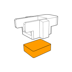 Airtech Studios - TDC Trolley with M-nub (R-Hop &amp; Flat-hop) til Maxx Hop-up Kammer