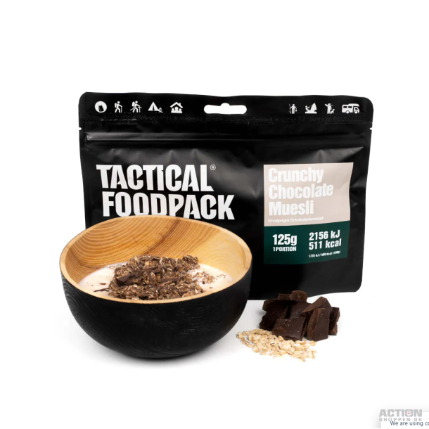 Tactical Foodpack Crunchy Msli med Chokolade (511 Kcal)