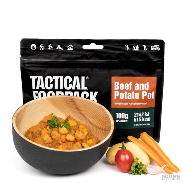 Tactical Foodpack  Oksekd med kartofler (515 Kcal)