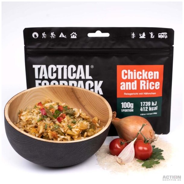 Tactical Foodpack Kylling og ris (412 Kcal)