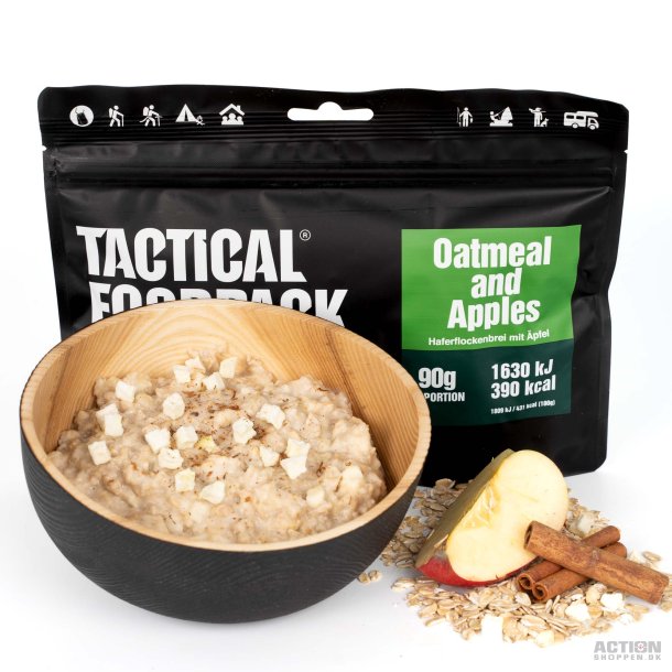 Tactical Foodpack Havregryn og bler (390 Kcal)