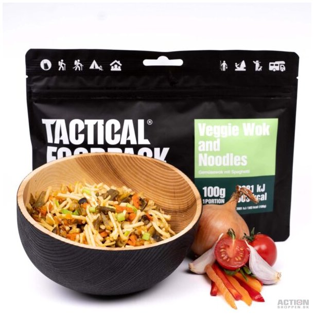 Tactical Foodpack Veggie Wok med nudler (503 Kcal)