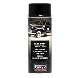 Fosco - Maling Black High Gloss 400ml
