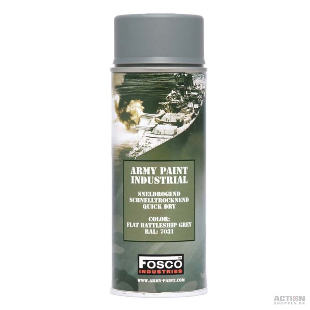 Fosco - Maling Flat Battleship Grey 400ml
