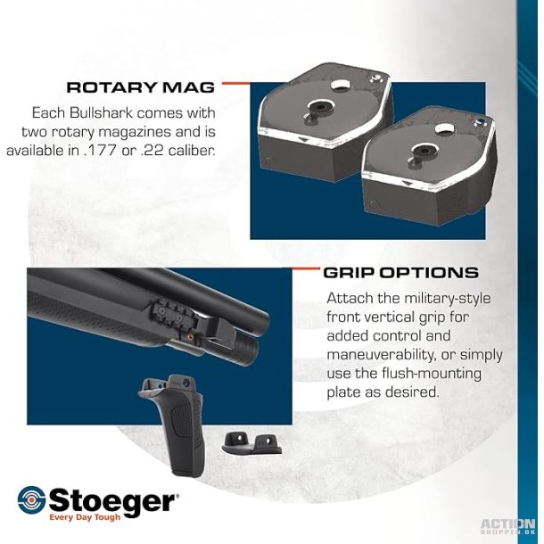 Stoeger - XM1 Bullshark Combo PCP Luftgevr 4,5mm (Cal.177)