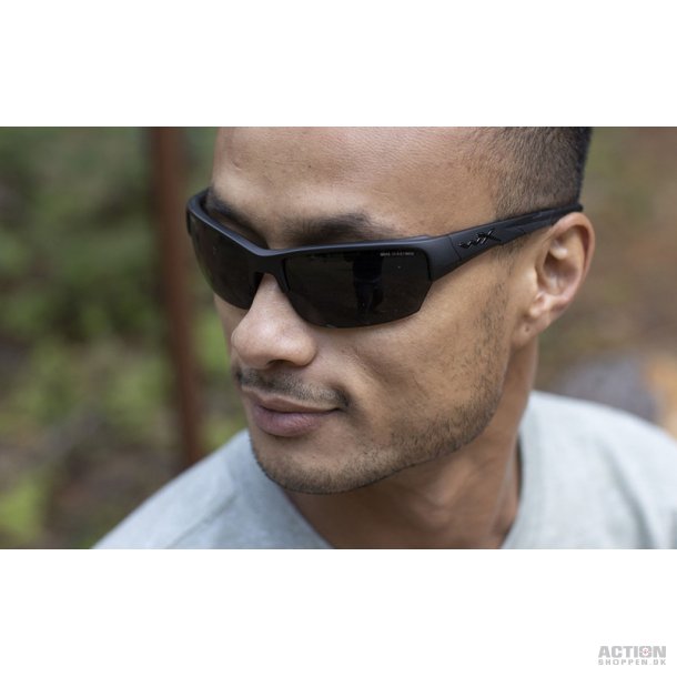 Wiley X - WX SAINT, Glas Gr/Klar. / Stel Mat Sort