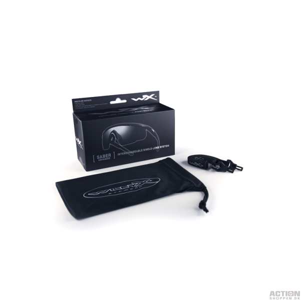 Wiley X - SABER ADV Clear Matte Black Frame w/Bag