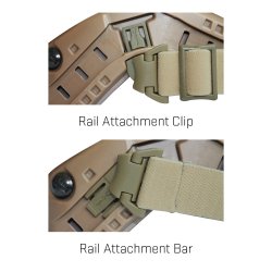 Wiley X - SPEAR RAS, ARC Rail, Rail Attachement System, Sort
