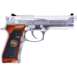 WE - M92 Samurai Edge Biohazard Chrome, Full Metal, GBB - Co2