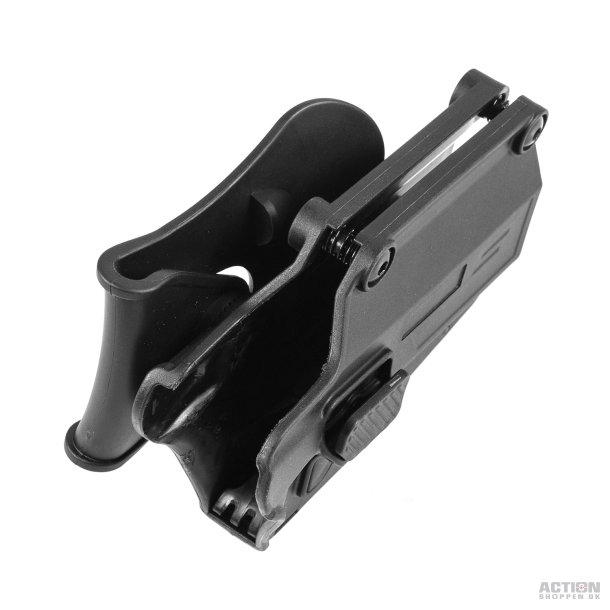 Novritsch - Universel hylster Polymer, Hjre, Sort.