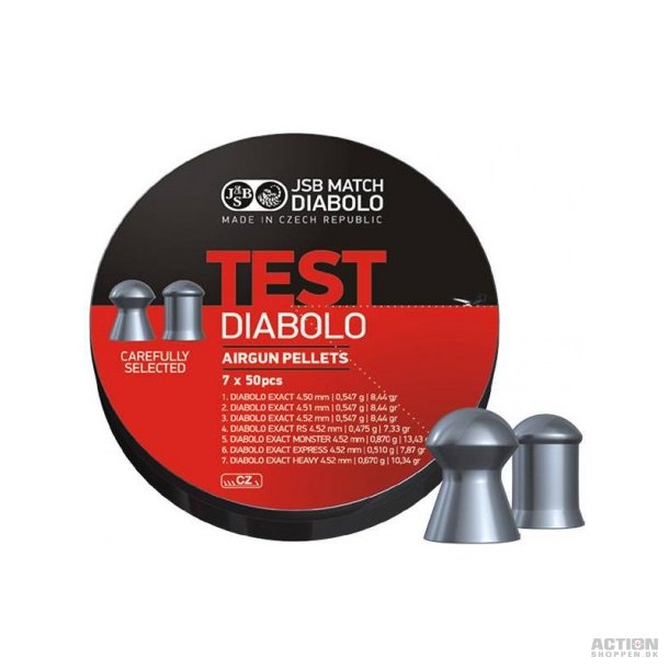JSB Match Diabolo Test 7x50 Stk. 4,5mm(Cal.177)