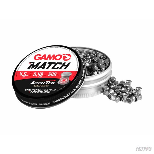 Gamo Accutek  Match 500 stk. 4,5mm(Cal.177)