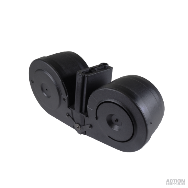 M4/M15/16, 2500 skuds. Electric drum magasin, Sort.