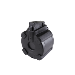 AK, 1200 skuds. Electric drum magasin, Sort.