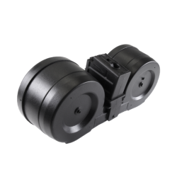 G36, 2500 skuds. Electric drum magasin, Sort.