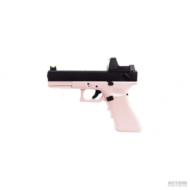 Raven - EU18, Pink/sort, med Dotsigt GBB - Gas.