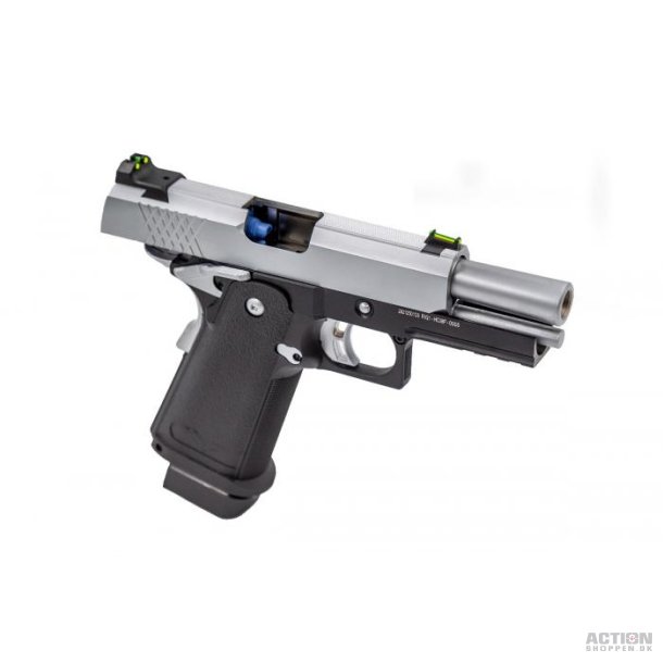 Raven - Hi-Capa 3.8 Pro Slv/Sort, GBB - Gas.