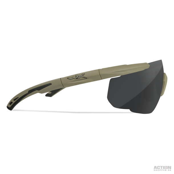 Wiley X - SABER ADVANCED, Glas Gr/Klar/Lys Orange. / Stel Oliven