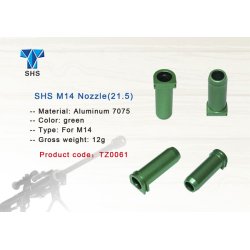 Nozzle, air, M14, aluminium 
