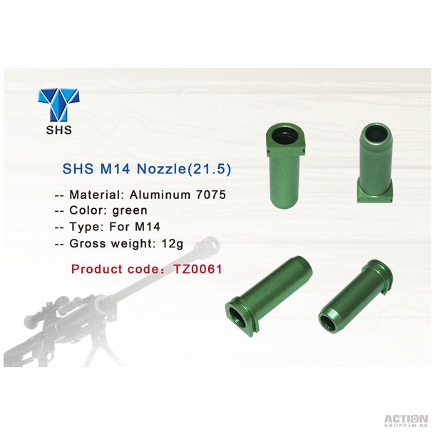 Nozzle, air, M14, aluminium 