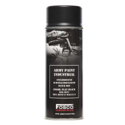 Fosco - Maling Flat Black 400ml