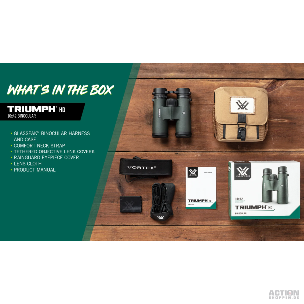 Vortex Hndkikkert Optics Triump HD hndkikkert 10x42
