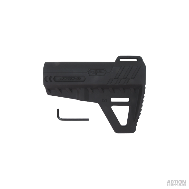 ANGER-S1 Buttstock kolbe M4/M16, Udkskolbe, Sort