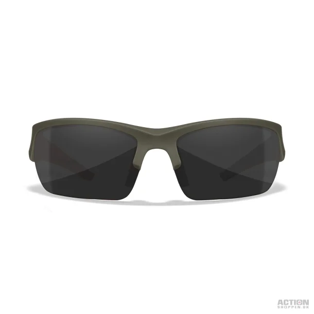 Wiley X - WX VALOR 2.5, Glas Gr/Klar/Lys Orange. / Stel Mat Army Grn